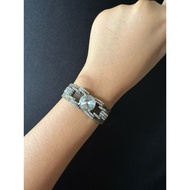 J Crew Rhinestone Chain Mesh Bracelet