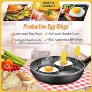 Non Stick Round Egg Ring Cooker Egg Rings for Frying Eggs and Egg Muffins round Egg Shaper Mold Frie