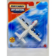 Matchbox LOCKHEED Martin C130J SUPER HERCULES Sky Busters Military Cargo Transporter Aircraft 72 Die