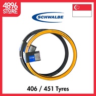 Schwalbe One Tyres for 406 / 451 Wheels Suitable for Crius, Hito, Rifle, Fnhon, Dahon, Java, Sava Foldie Foldable