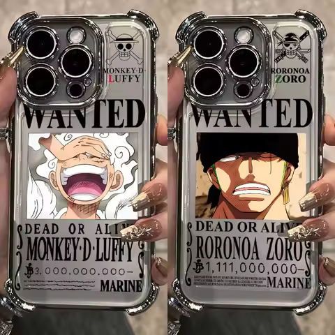 Hot Anime One Piece Plating Phone Case For Huawei Honor x8d X5c X7d Magic7 400 X9d X6c X8c X5b X9a X