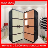 Plastic Wardrobe 4-Layer Wardrobe Children's Wardrobe Drawer Stackable Wardrobe