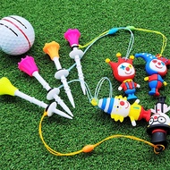Golf Club T-Shirt 3 Levels Of Height With CLOWN Doll BIRDIE79 HEAD CAP LONG TEE 3 PCS L02482-Love Gr