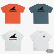 DESCENDANT Summer Cetus T-Shirt SS24日系復古休閒印花logo純棉短袖T恤