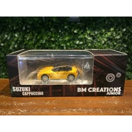 1/64 BM Creation Suzuki Cappuccino Yellow 64B0261 [MGM]