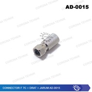 Connector F 7C + Thread + Needle AD-0015