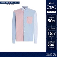 Tommy Hilfiger เสื้อเชิ๊ต ผู้ชาย รุ่น MW0MW40576 0GY - สีหลากสี ทรง Relaxed