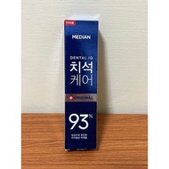 韓國代購 麥迪安 median 強效淨白去垢牙膏 (藍-防護抗菌) 120g