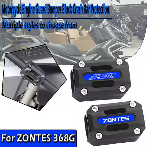 Motorcycle Engine Guard Bumper Block Crash Bar Protection For ZONTES 368G 2024 2025 368E 368M 368K 7