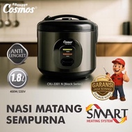 Rice Cooker COSMOS CRJ 3301N BLACK EDITION Periuk Nasi Elektrik