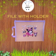 Sanrio Zipper File Bag Document File Zip File Stationery School Office Cute Come