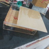 Bridesmaid box acrylic frame dowry 35x35x6