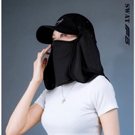 Mũ Khẩu Trang SWAT F5 - Kết Hợp Khăn Che Gáy Mặt Chống Nắng UV 50+ Che Nắng Toàn Diện Thoáng Mát - A