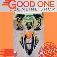 Rapido Cover Set Assembly RS150R V1 (23) Black/Orange Red/Grey DNLGM1 Green Grey/Silver Nardo Grey/Yellow(Sticker Tanam)