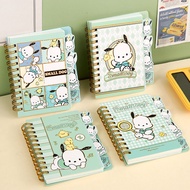 Cute Sanrio Diary Notebook A7 Anime Series Kawaii Kuromi Cinnamoroll Cartoon Portable Notebook Stude