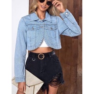 Jacket Jeans Crop Top Vnxk Jacket Woman Denim Jacket Woman Crop Jacket