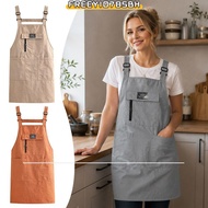 FREEYIO785BH Chef Apron, Adjustable Anti-fouling Kitchen Apron, Simple Breathable Sleeveless Waterpr