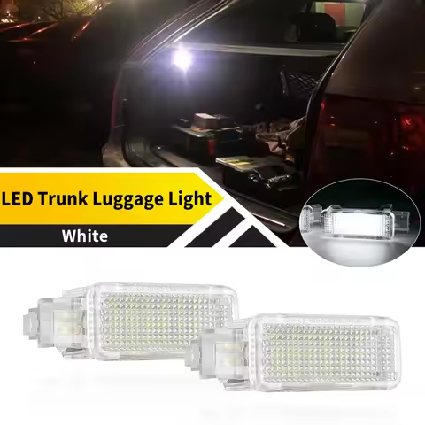 1PC/2PCS 12V LED Trunk Luggage Compartment Light For Audi A4 B7 (8E/8H) 4-door sedan/5-door Avant wa