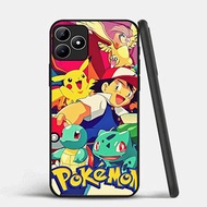 GK-72 Pokemon anime Glass Casing for OPPO Realme Narzo 50A A3i C53 6 C35 A3X N53 GT A40 C31 5GPrime