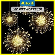 AtuZ LED Fireworks 10L Lampu Bunga Api Hari Raya Festival Season Decoration Indoor Outdoor Decor