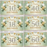 1pc Birthday Party Background Cloth Party Decoration Banner Anniversary Birthday Party Background De