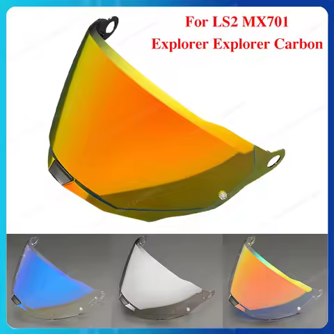 Motorcycle Helmet Visor Lens For LS2 MX701 Explorer Explorer Carbon Replace Anti-UV Dustproof Windsh