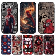 for Samsung A07 A17 A56 A36 A26 S25 Fe Edge Plus Ultra Anime cartoon spider man CASING 5Y17 Black TP