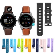 Fossil Gen 6 Men Smart Watch strap Fossil Julianna HR Gen 5 / The Carlyle HR Gen 5 / Garrett HR Gen 5 Smart Watch strap Silicone strap Fossil Gen 5e 44mm strap