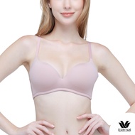 Wacoal Seamless Bra บราไร้โครงรูปแบบ 3/4 Cup เสริมฟองน้ำ 10 มิล - WB5X63 (สีชมพู/WR)