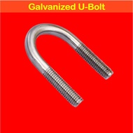 12mm Galvanized U-Bolts U Bend Screws GI U Shaped Bolt