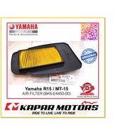 [100% Original HLY] Yamaha YZF-R15 R15 / MT15 MT-15 AIR FILTER ELEMENT ASSY AIR CLEANER B2S1 ** BK6-