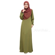 Jubah Balqis Warna Pastel Batu Tabur