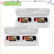 SHOUOUI Game Cartridge , Double-layer  Cartridge Shell, Retro Gamers 4in1 Cartridge Storage Box for 