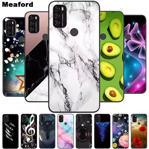 For Blackview A100 Case Marble Soft Silicone Back Case for Blackview A 70 A70 A55 Phone Cover Blackv