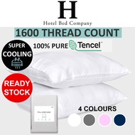 (Fast Delivery) PILLOW CASE 1600TC Pure TENCEL™ Lyocell COOLING Pillow Case | Bolster Case