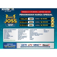 Paket JOSS K VISION 1 Tahun360 HARI Paket ANAK K-VISION Quality