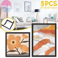 5Pcs Diamond Art Frames Self-Adhesive Magnetic Diamond Art Frame Diamond Art Picture Frames PVC Diam