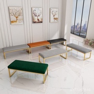 Creative Gold L7Rest Sofa Stool Iron Art Light Luxury Adult Shoe Store Clothing Store Shoe Changing 