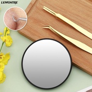 LEMONTRE Magnification Mirror, Round With Suction Cup Makeup Mirror, 5x/10x/15x Blackhead Magnifying