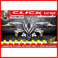 ♒ ✙ Honda click 125i Decals sticker