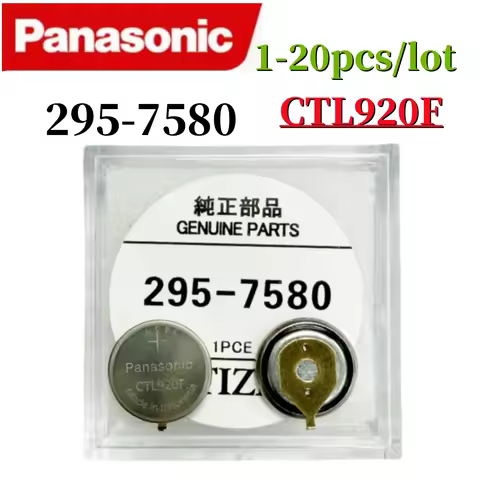Original Panasonic ctl920f battery 295-7580 295 7580 CTL920F CTL920 weather light watch rechargeable