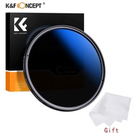 K&F Concept ND2 to ND400 37/40.5/43/46/49/52/58/62/67/77/82mm ND Lens Filter Slim Fader Variable Adj