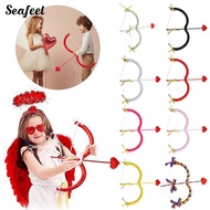 Cupid Bow and Arrow Cupid Bow and Arrow Set Valentine's Day Heart Shape Bow Prop for Photography and