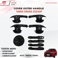 YARIS CROSS Glossy Black Outer Handle Tank Cover Package 2023up Car Accessories Door Handle