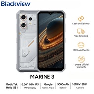 【Official shop】Blackview OSCAL Marine 3 NFC Rugged Phone Smartphone Octa-core MediaTek Helio G81 90H