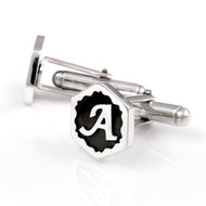 客製 袖扣訂製 純銀袖扣姓名-六角形陽刻款