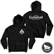 Hoodie game logo pyro gensin impact G039 men's women's jacket OG2 2B G