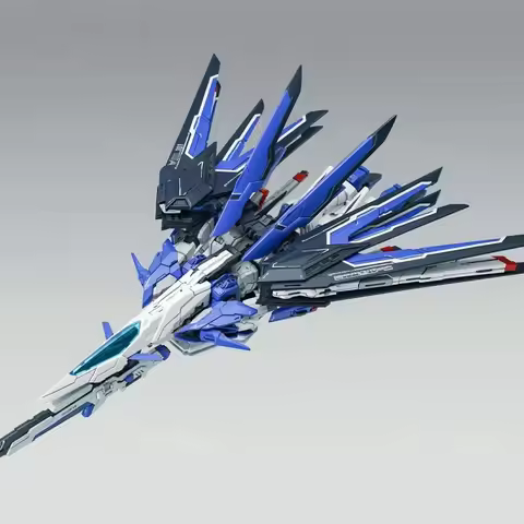 New SHENMA MG 1/100 Rising Freedom GK Cyan Blue Knight Deformable Assembly Model Kits Plastic skelet