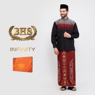 Sarung BHS Infinity Gold Motif V32 EKC Merah Hati