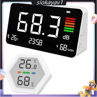 Digital Sound Level Meter Digital Noise Meter Decibel Monitoring Tester Desktop Decibel Meter